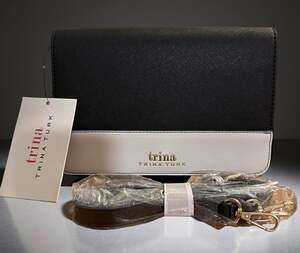 Trina Turk Black and White Colorblock Crossbody  NWT- MSRP $98